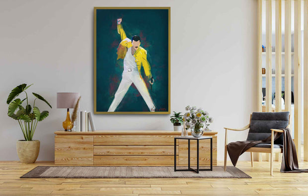 Freddie Mercury Pop Art Painting - le d'ARTe