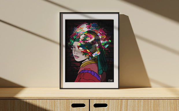 Woman Abstract Portrait Painting