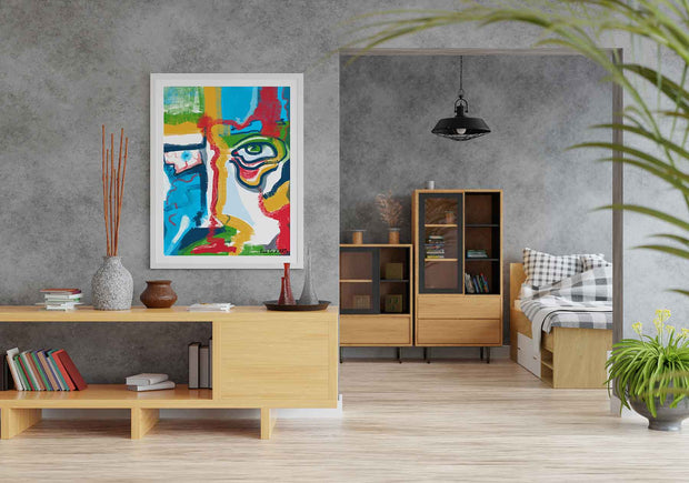Abstract Expression - oil painting on canvas in the living room, wall art- le d'ARTe