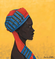 African Woman Portrait "A Charming Profile" - le d'ARTe