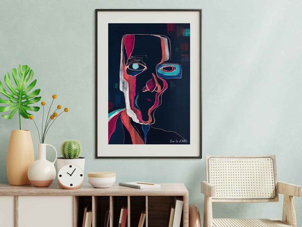 Abstract Portrait Oil Painting | Modern Wall Art