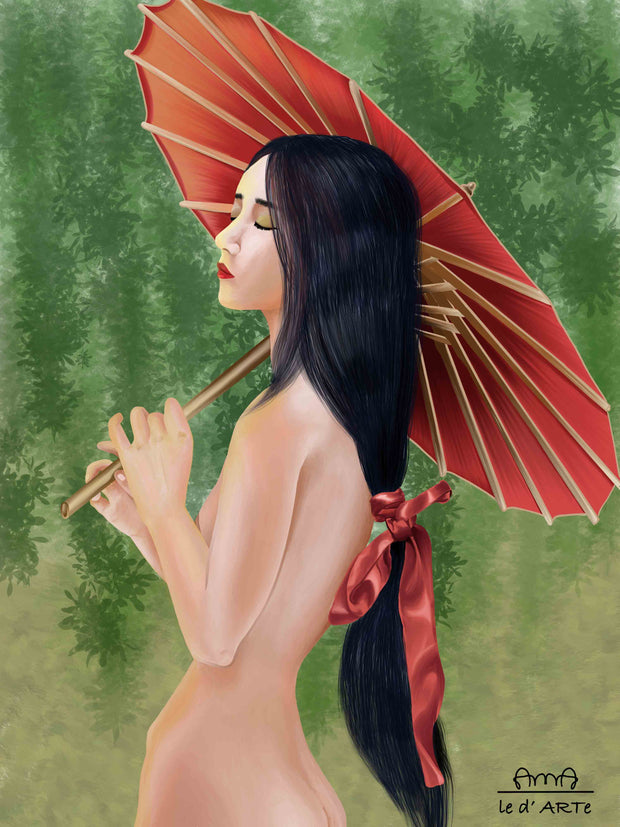 Beautiful Nude Chinese Woman | Nude Art Oil Painting - le d'ARTe