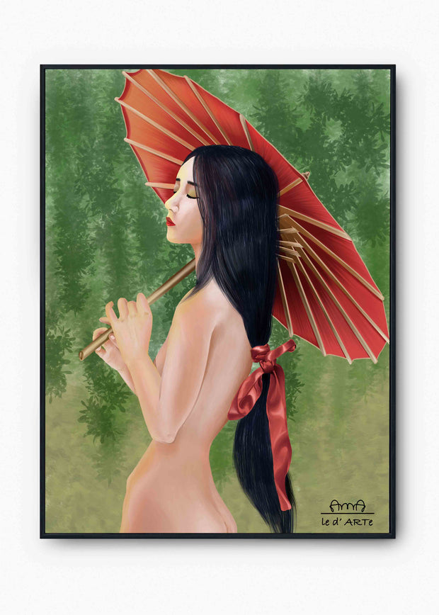 Beautiful Nude Chinese Woman | Nude Art Oil Painting - le d'ARTe