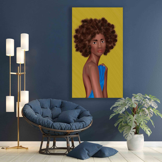 Black Woman Portrait - le d'ARTe
