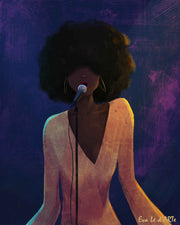 Jazz Singer Portrait Oil Painting | Figurative Art | le d’ARTe