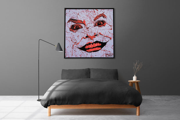 The King Of Chaos painting, hand-painted, oil on canvas, bedroom wall art, Le d'ARTe