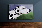 Dalmatian Painting | Dog Oil Painting On Canvas - le d'ARTe