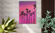 Vintage Pink | Pink Sunset Oil Painting | Abstract Art - le d'ARTe