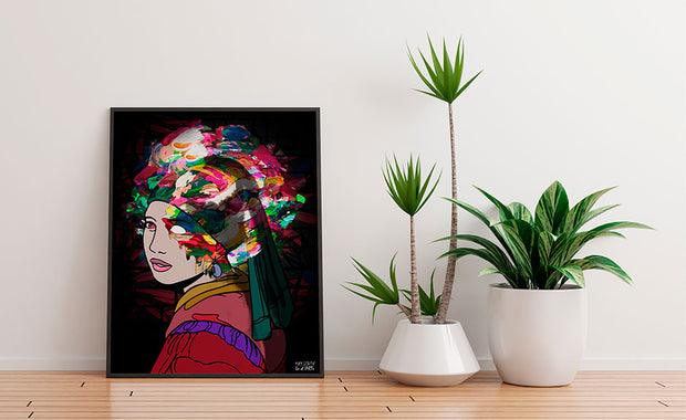 Woman Abstract Portrait Painting